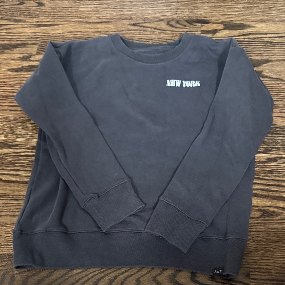 Abercrombie & Fitch kids Dark Gray Crewneck Sweater